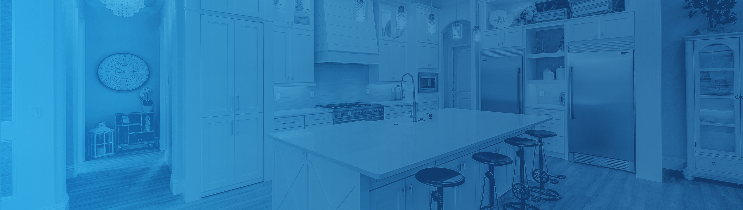 Modern kitchen with sleek appliances